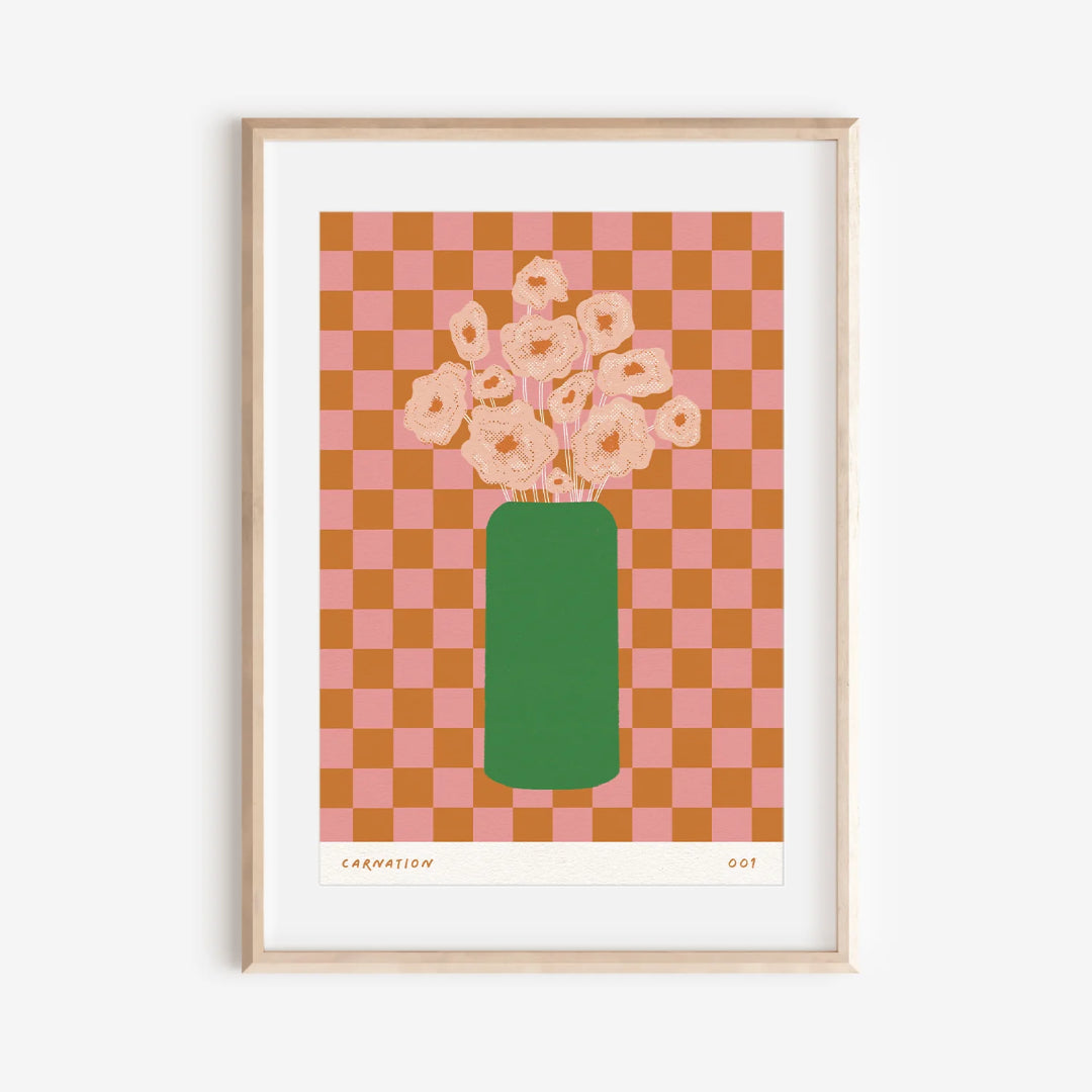 Carnation A5 Art Print