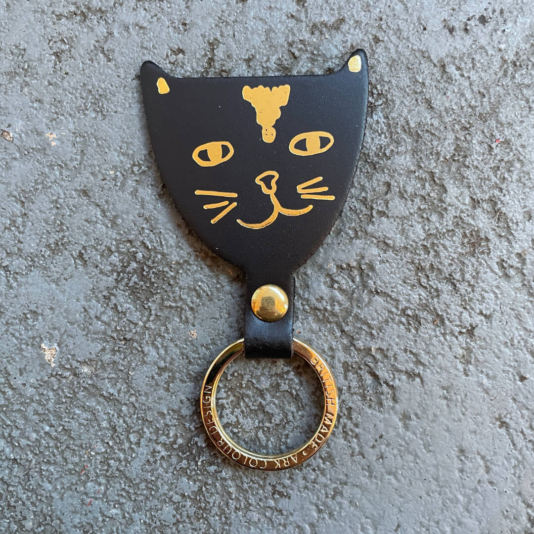 Cat clearance face keychain