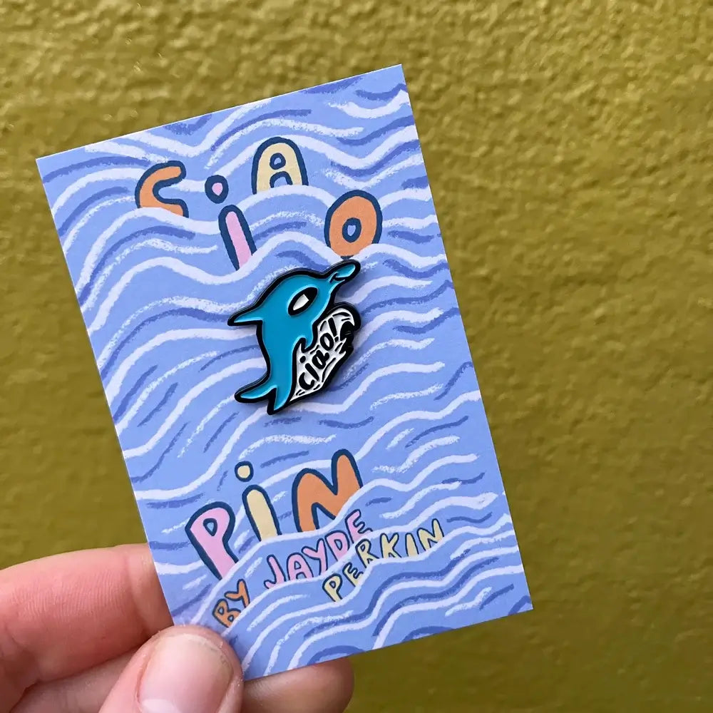 Ciao Dolphin Pin