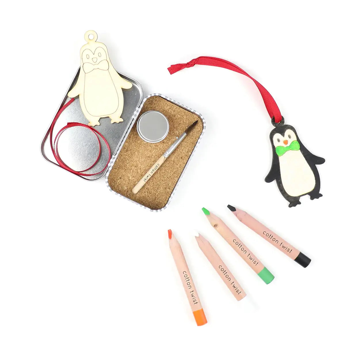 Make Your Own Christmas Penguin Decoration