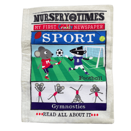 Crinkly Cloth Newspaper: Sport