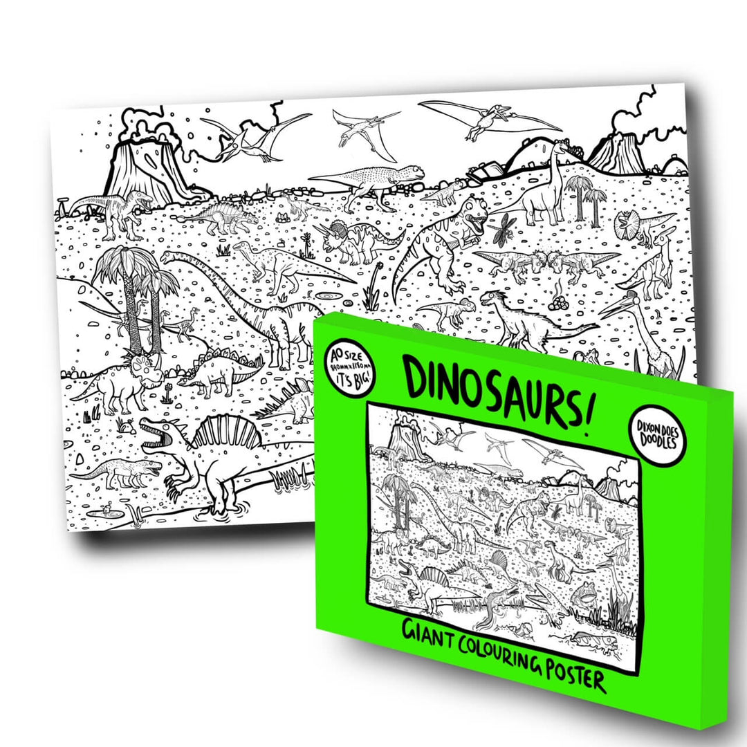 Dinosaur Giant Colouring Poster