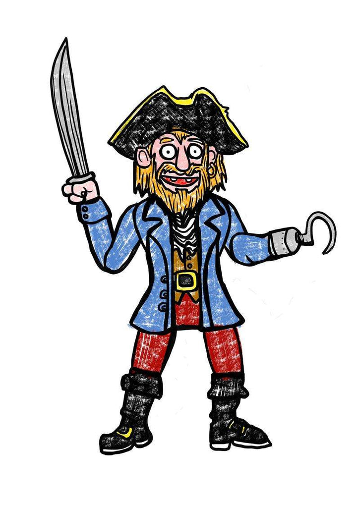 Pirate Pin Puppet Kit