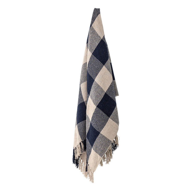 Faya Blue Check Blanket