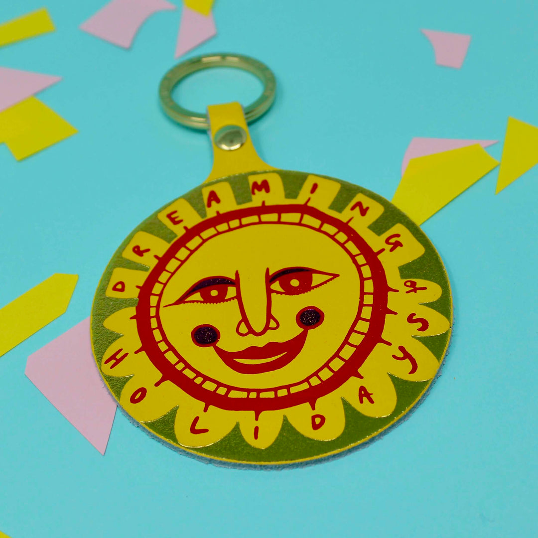 Dreaming of Holidays Key Ring
