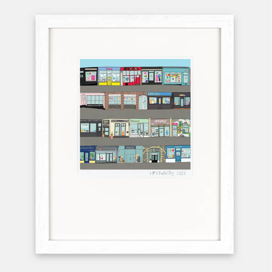 Independent Shops A4 Print