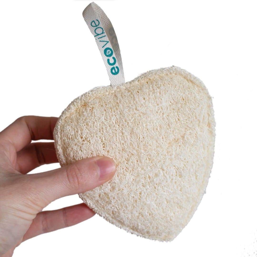 Heart Shaped Natural Loofah