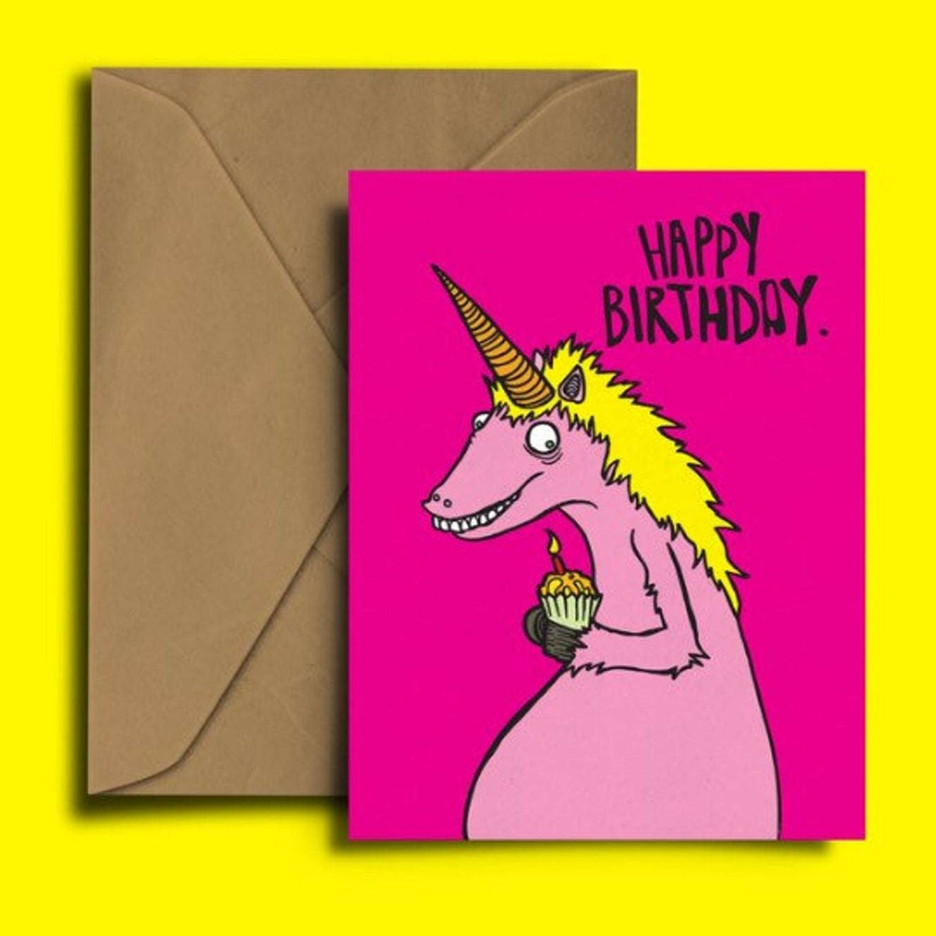 Unicorn Cake Card