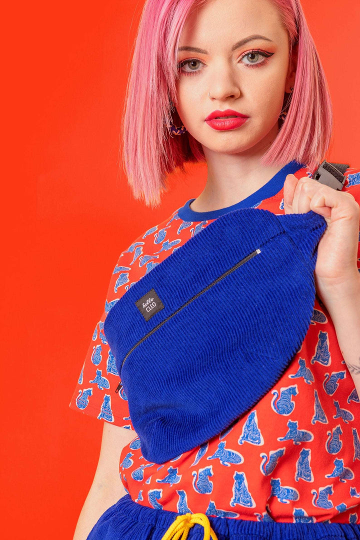 Pink Corduroy Bum Bag