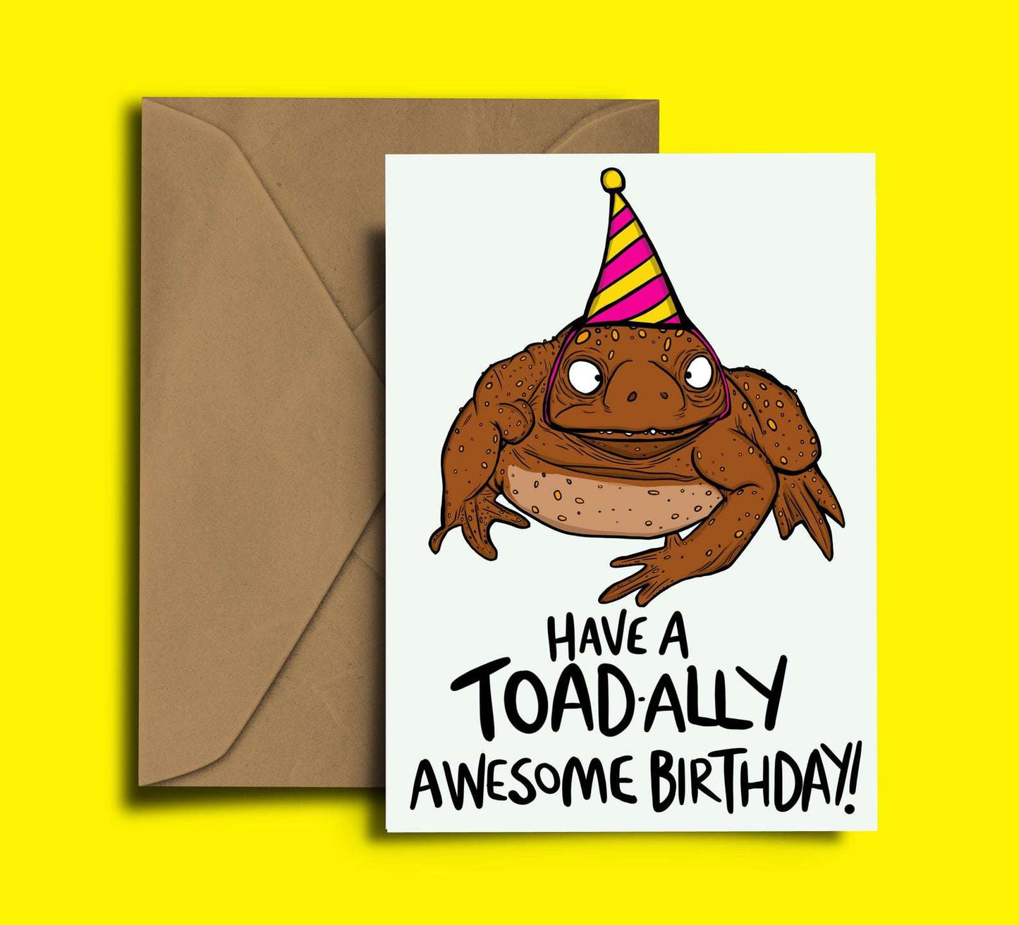 Toad-ally Awesome Birthday Greetings Card