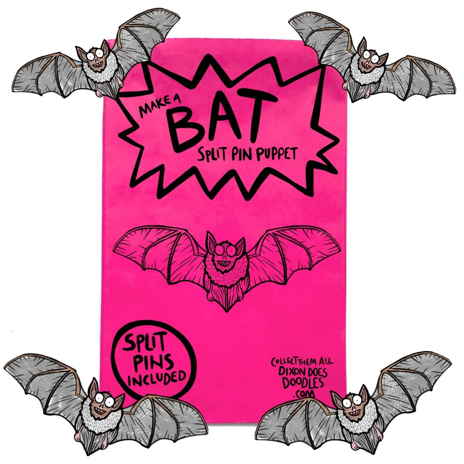 Bat Pin Puppet – BAM Store + Space