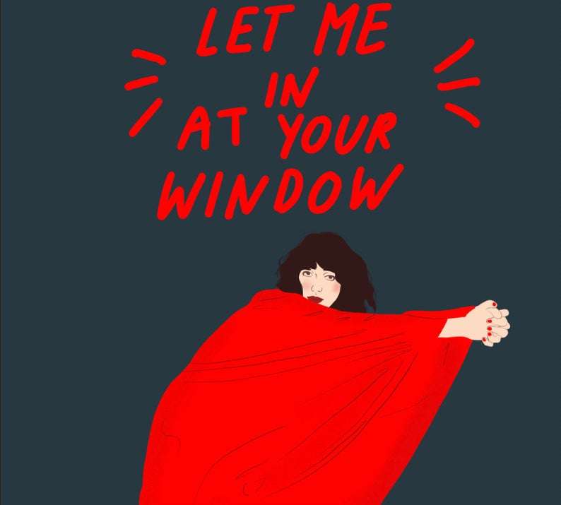 Kate Bush Let Me In A5 Print