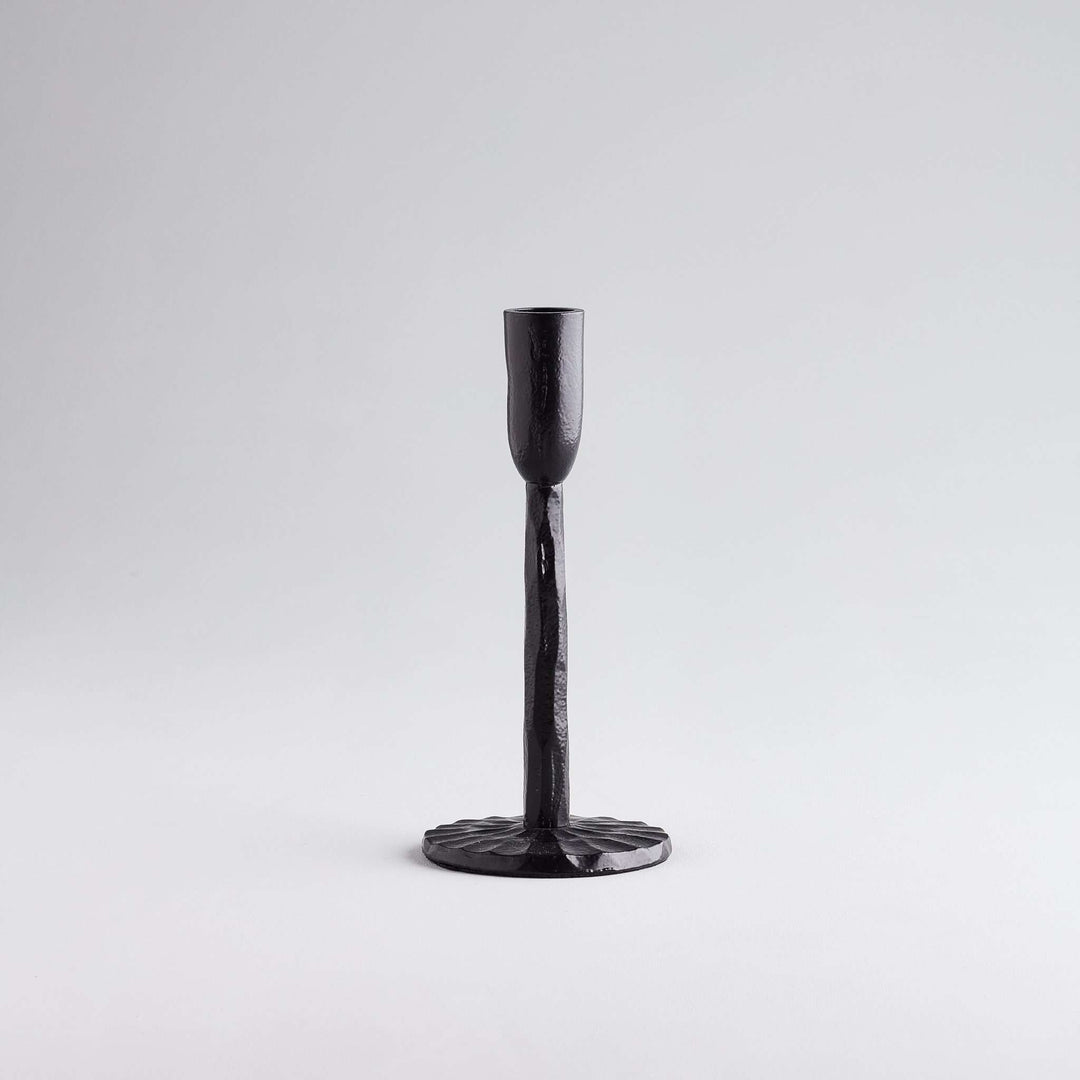 Black Iron Candlestick