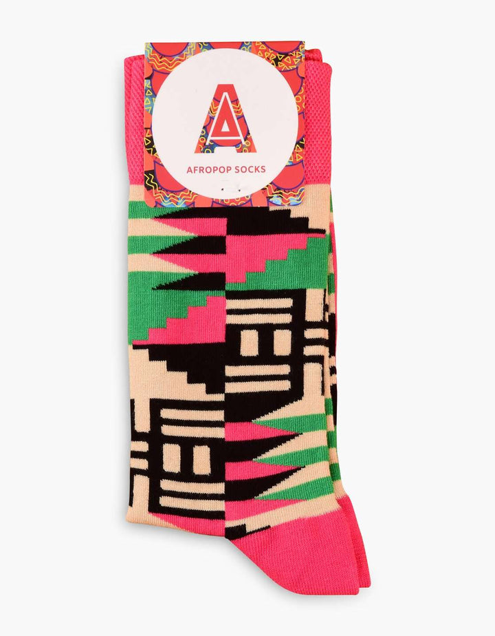 Afropop Scholar Socks (M/L)