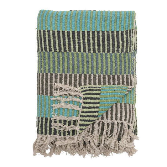 Green Isnel Recycled Cotton Throw