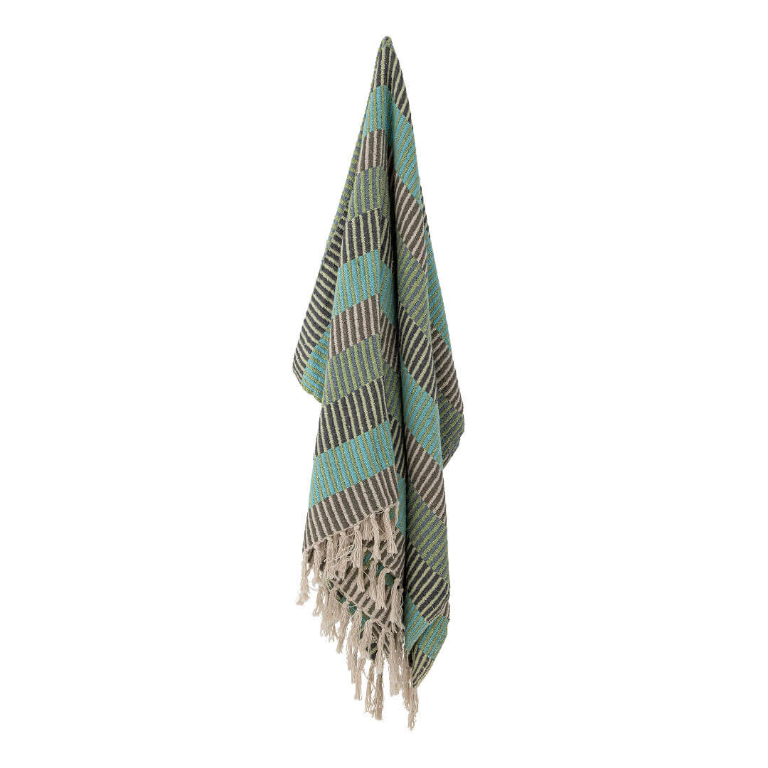 Green Isnel Recycled Cotton Throw