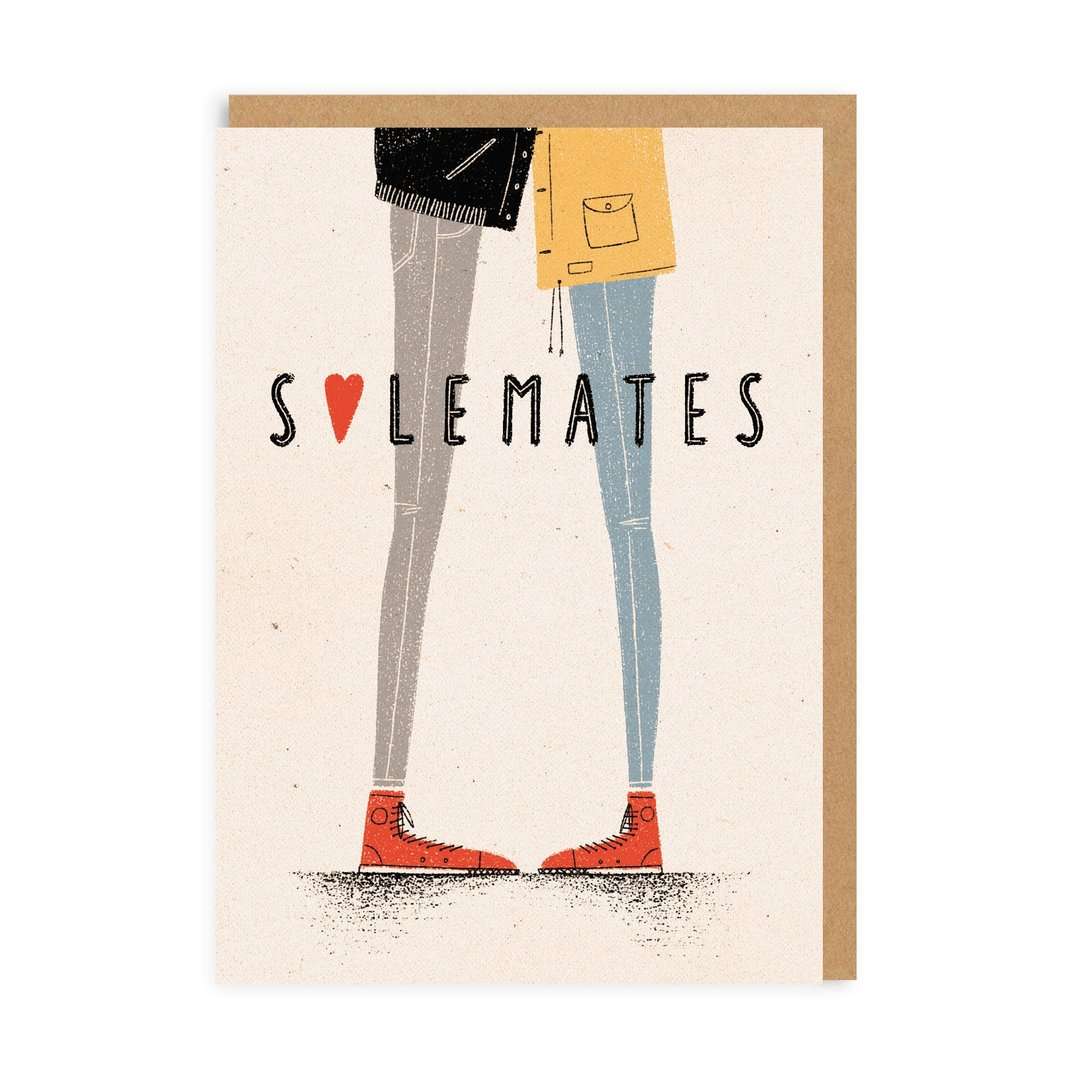Solemates Greetings Card