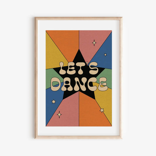 Let's Dance A4 Art Print