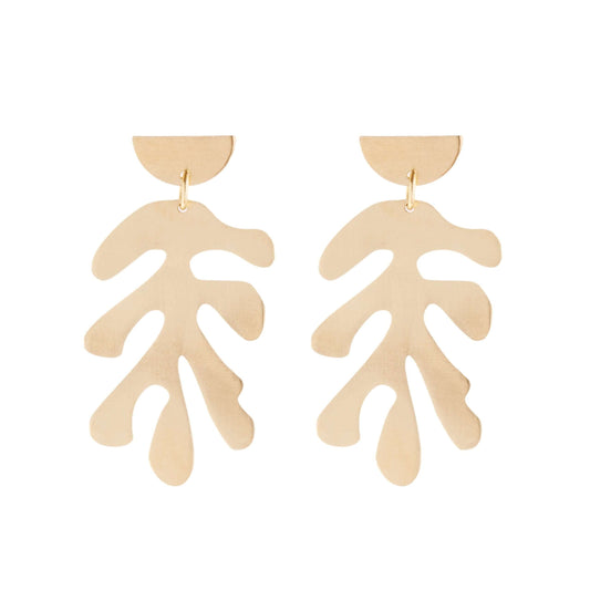 Brass Matisse Earrings