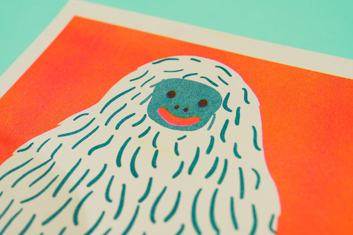 Yeti Riso A4 Print