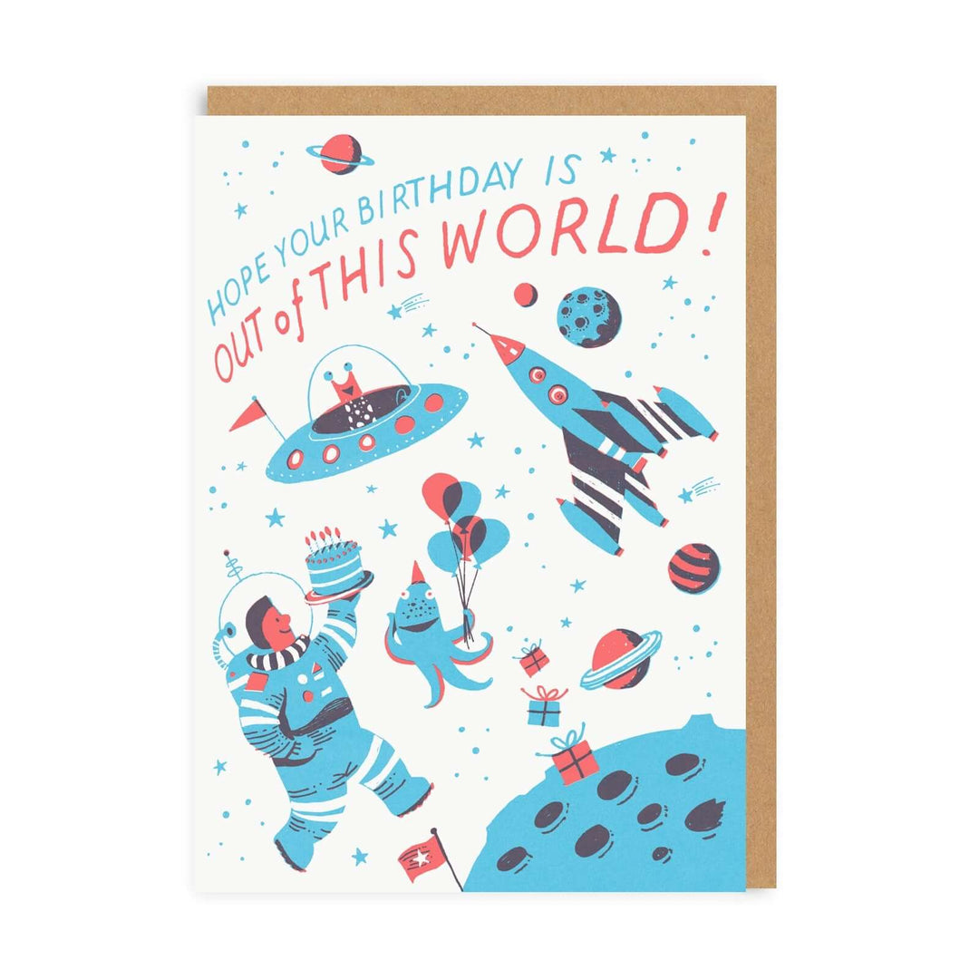 Out of this World Birthday Card