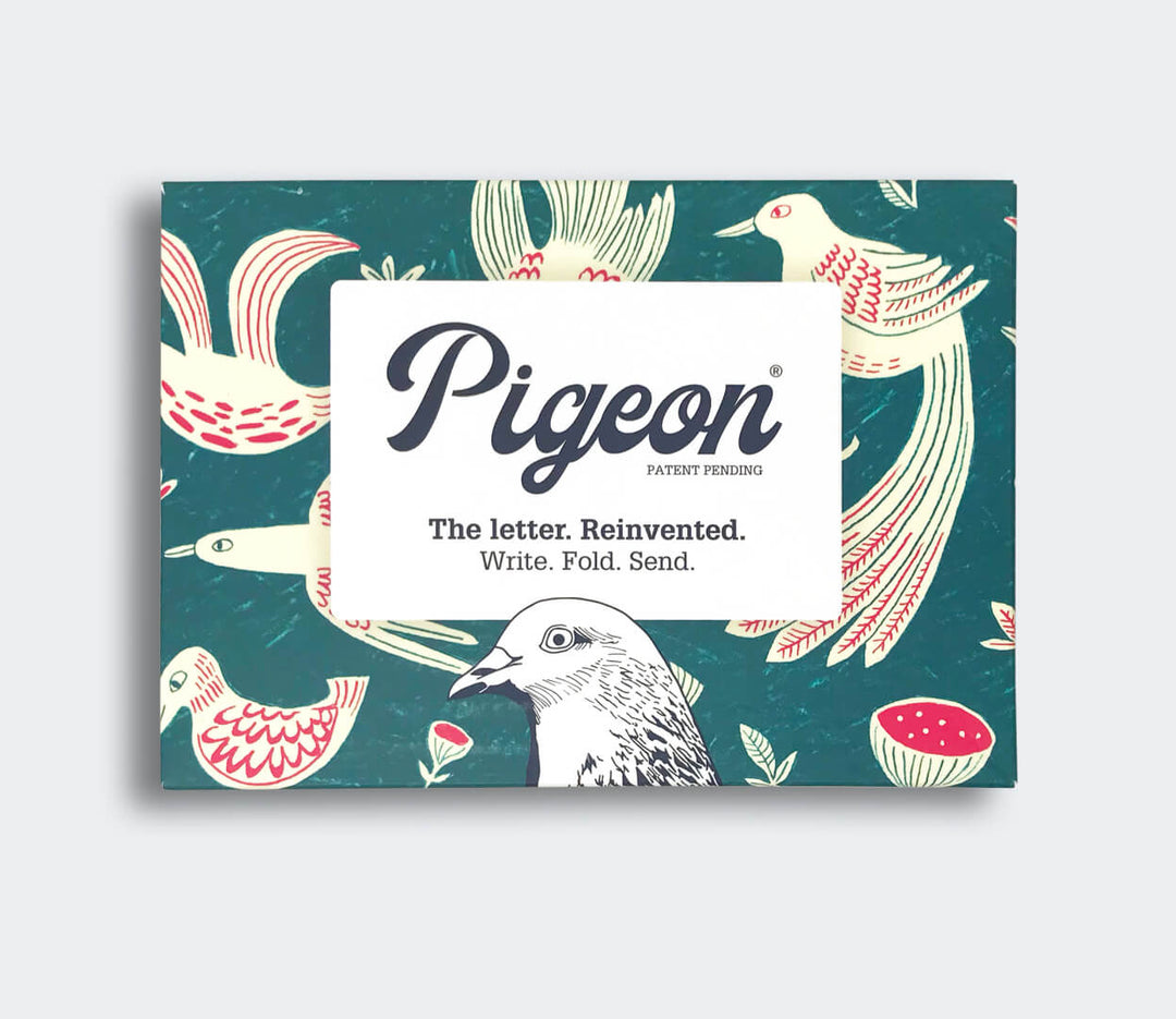 Pigeon Origami Letters: Fig & Feather