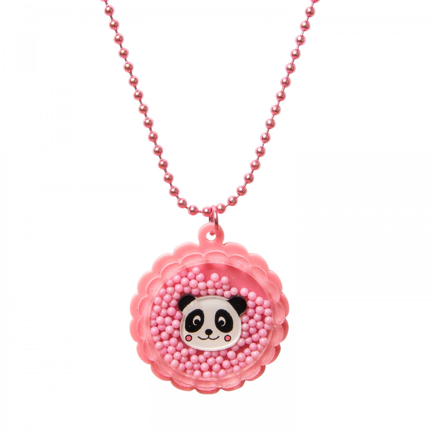 Acrylic Bead Necklace: Panda Bear