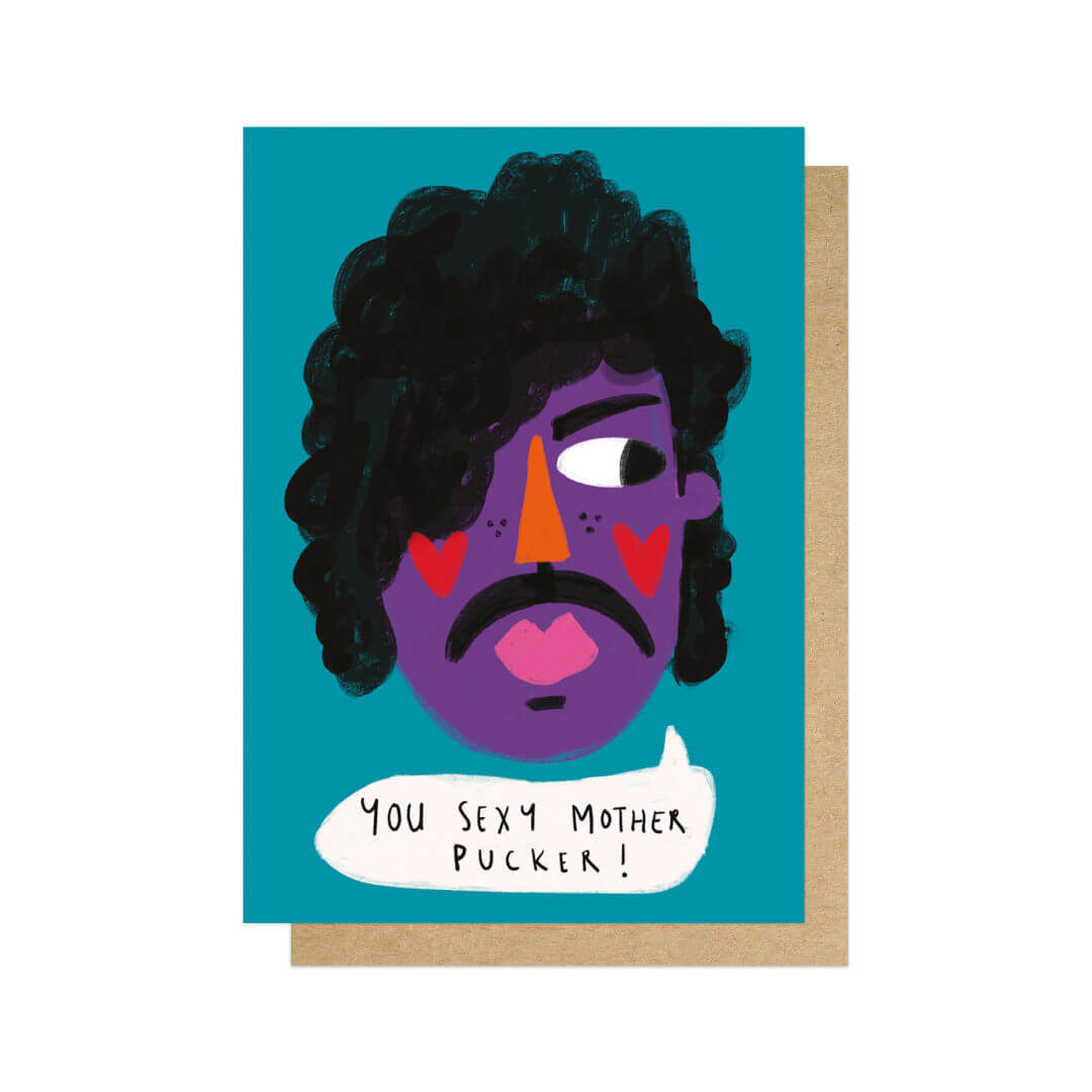 Mother Pucker Prince Birthday Greetings Card