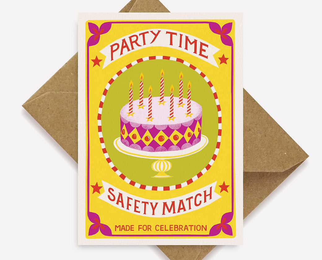 Party Time Mini Greetings Card