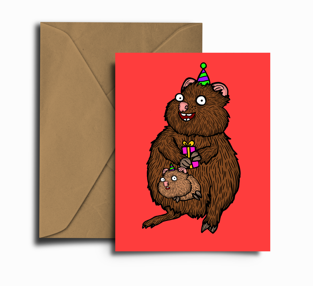 Quokka Celebration Greetings Card