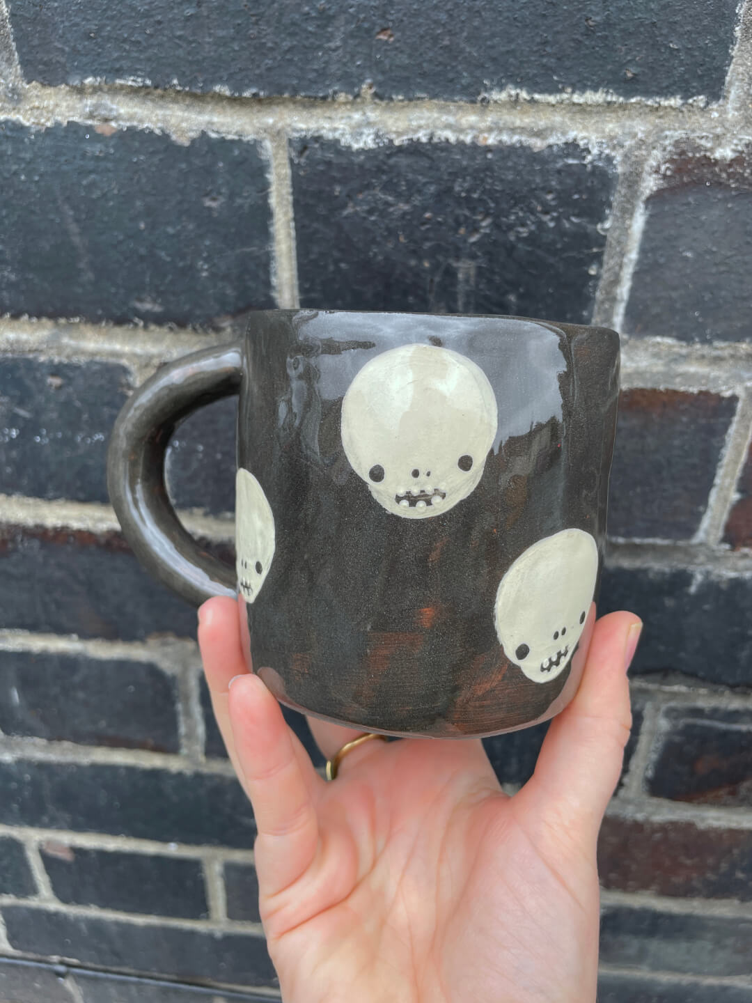 Large Skull Mug