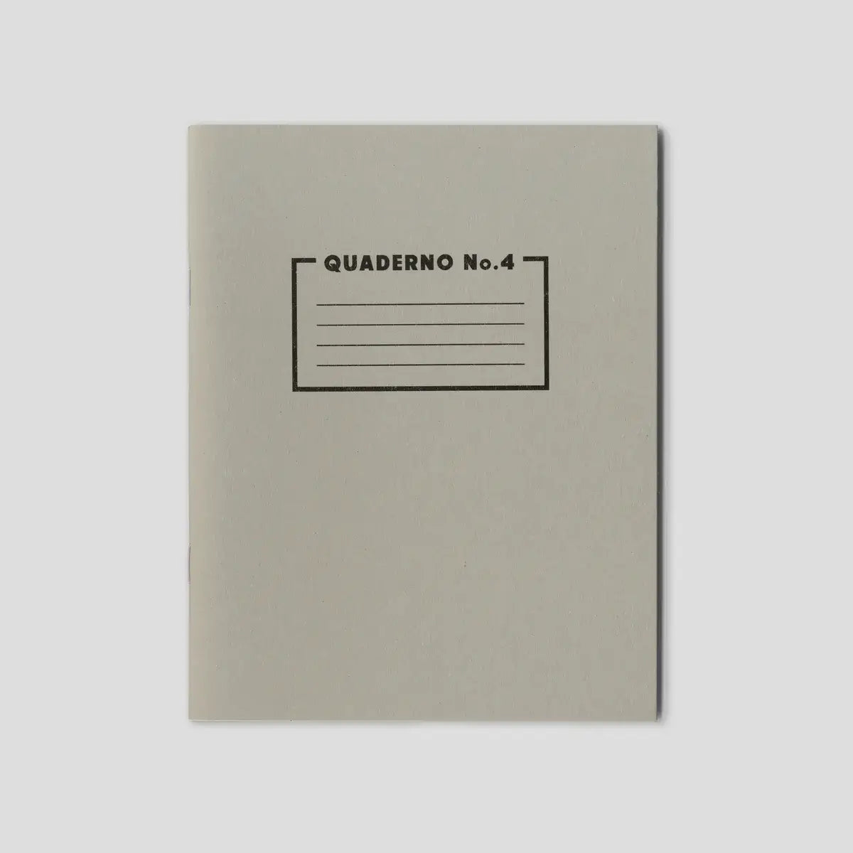Quaderno No. 4 - Ruled Lines Notebook