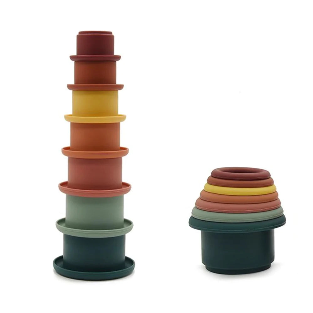 Silicone Stacking Cups