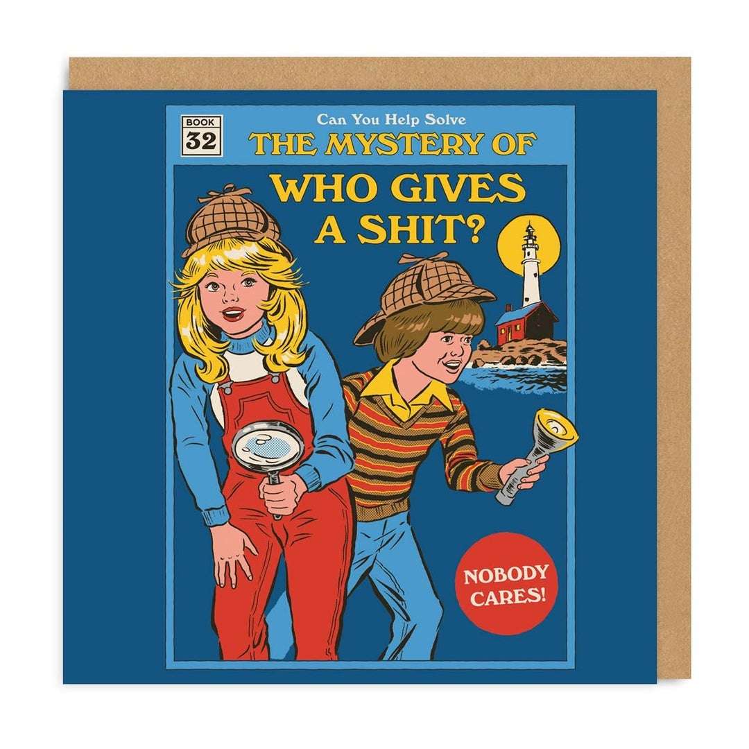 Who Gives A Shit Greetings Card