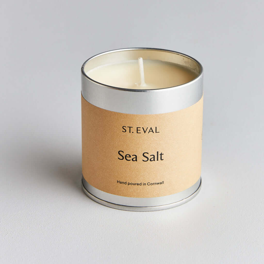 St Eval Sea Salt Tin Candle