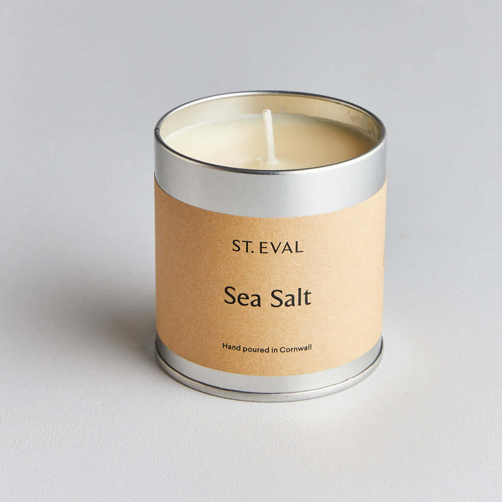 St Eval Sea Salt Tin Candle