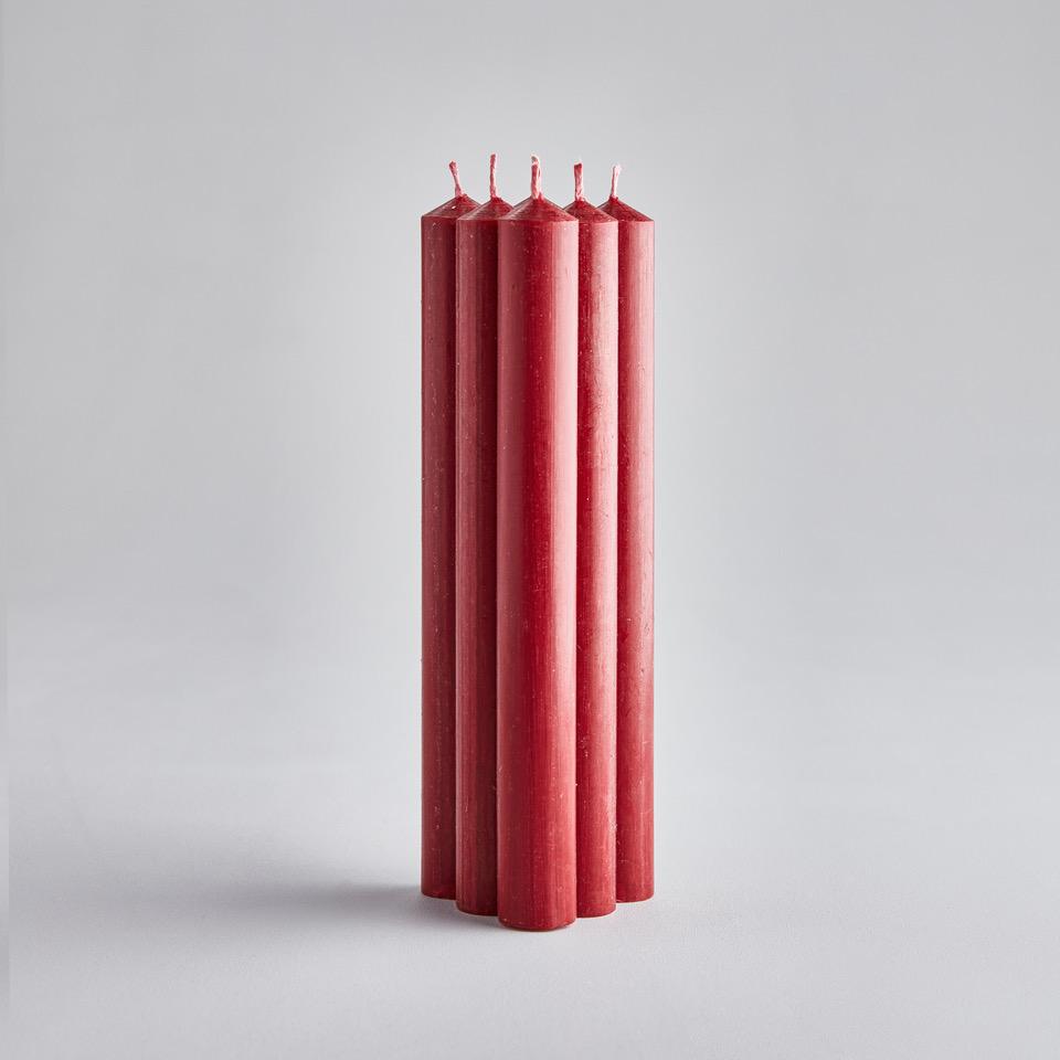 Red Dinner Candles