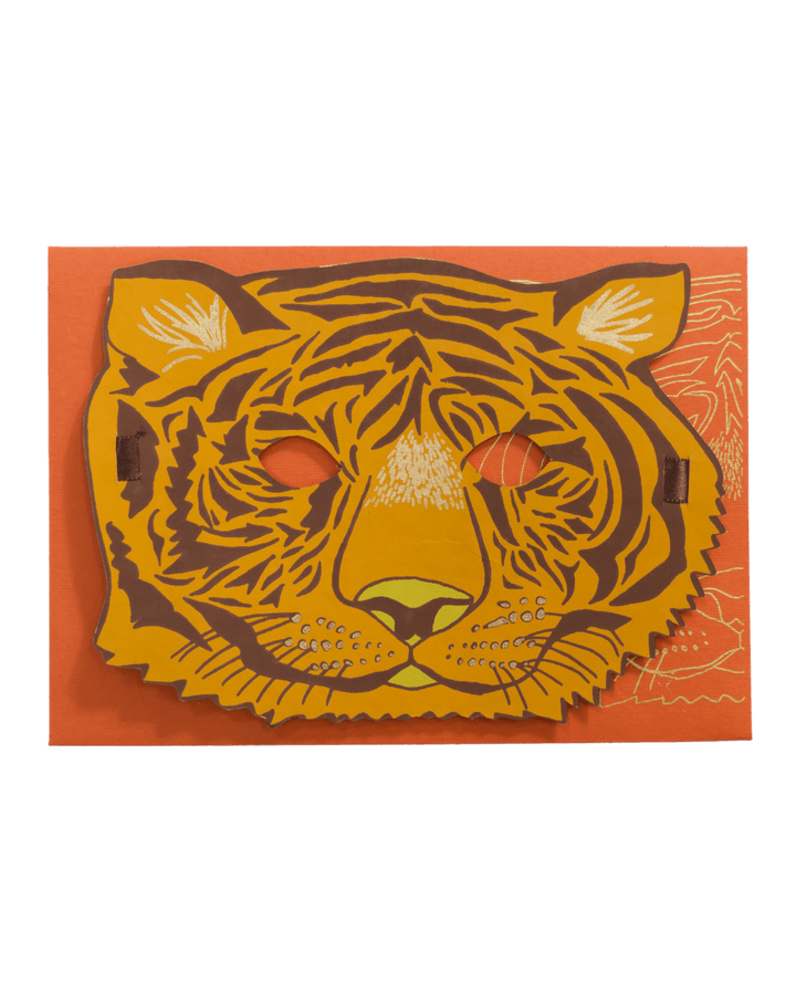 Tiger Mask Greetings Card