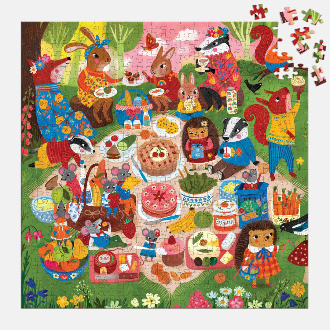 Woodland Picnic 500 Piece Family Puzzle