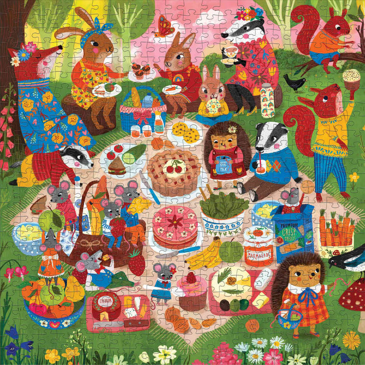 Woodland Picnic 500 Piece Family Puzzle